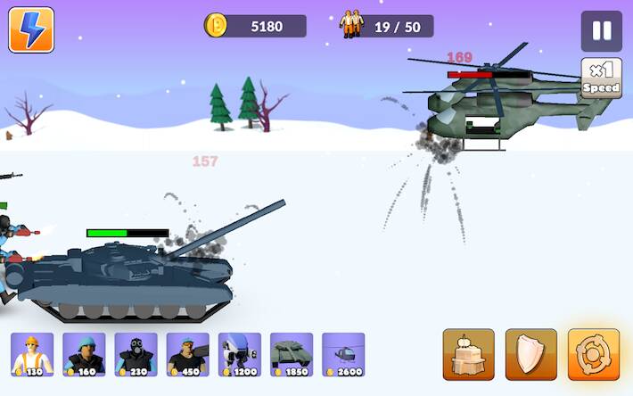 Скачать взломанную War of Generals [Мод меню] MOD apk на Андроид