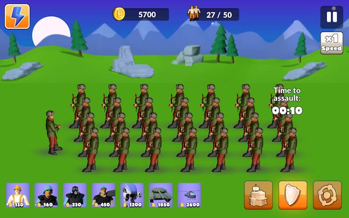 Скачать взломанную War of Generals [Мод меню] MOD apk на Андроид