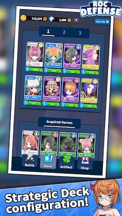 Скачать взломанную ROC Defense [Много денег] MOD apk на Андроид