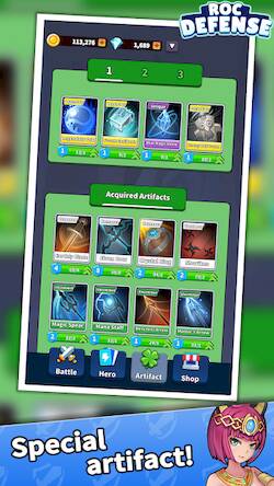 Скачать взломанную ROC Defense [Много денег] MOD apk на Андроид
