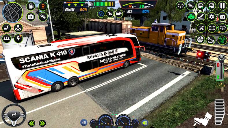 Скачать взломанную Bus Simulator - Bus Games 2022 [Много монет] MOD apk на Андроид