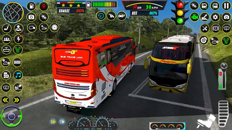 Скачать взломанную Bus Simulator - Bus Games 2022 [Много монет] MOD apk на Андроид