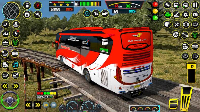 Скачать взломанную Bus Simulator - Bus Games 2022 [Много монет] MOD apk на Андроид