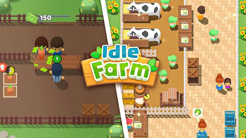 Скачать взломанную Royal Farms: Farm Idle Games [Много монет] MOD apk на Андроид