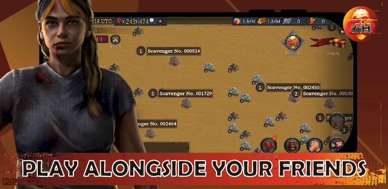 Скачать взломанную Four Horsemen - MMO Strategy [Много монет] MOD apk на Андроид