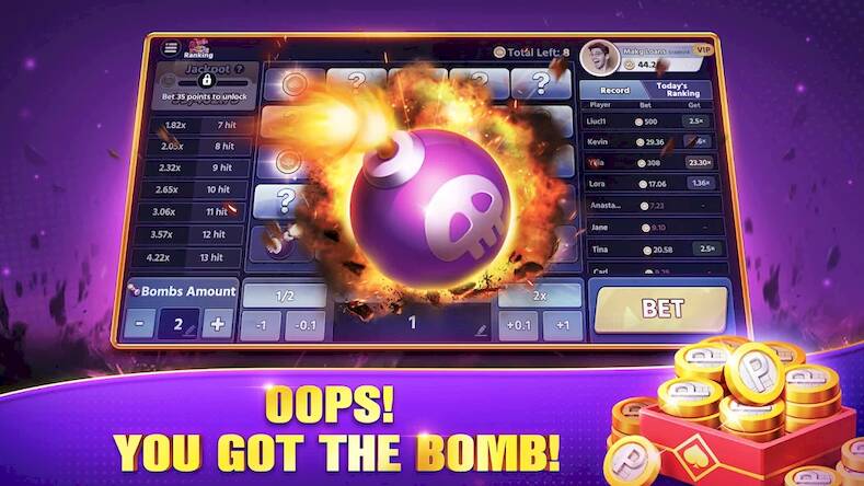 Скачать взломанную Mines Land - Slots, Color Game [Бесплатные покупки] MOD apk на Андроид