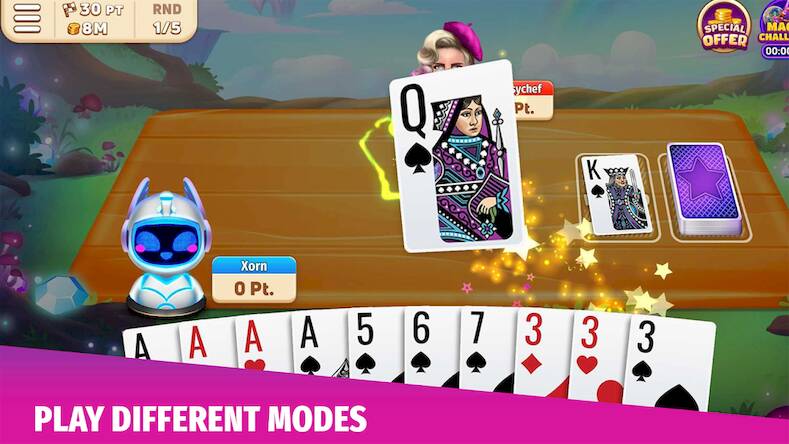 Скачать взломанную Gin Rummy Stars - Card Game [Мод меню] MOD apk на Андроид
