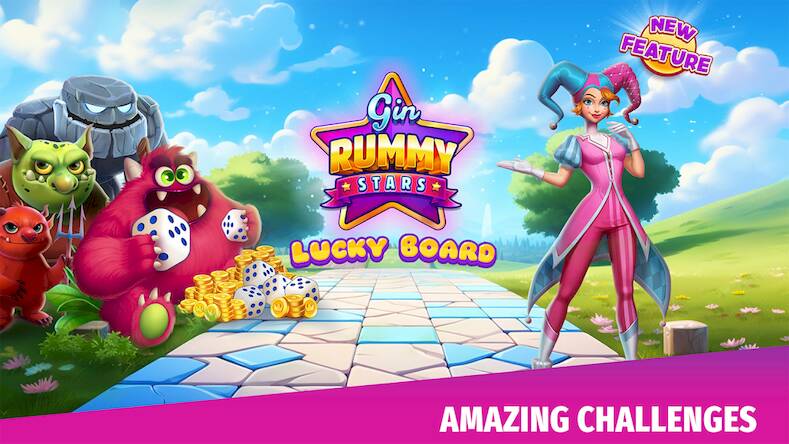 Скачать взломанную Gin Rummy Stars - Card Game [Мод меню] MOD apk на Андроид