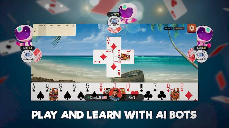 Скачать взломанную Callbreak: Game of Cards [Бесплатные покупки] MOD apk на Андроид