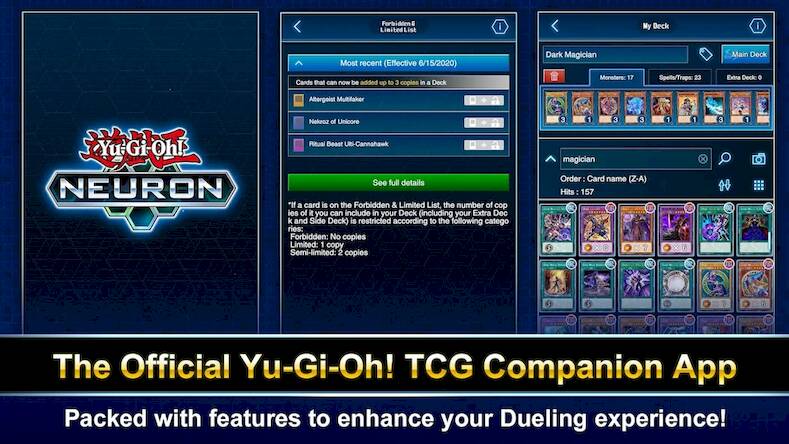 Скачать взломанную Yu-Gi-Oh! Neuron [Бесплатные покупки] MOD apk на Андроид