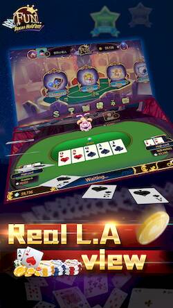 Скачать взломанную Fun Texas Holdem: Poker Clash [Мод меню] MOD apk на Андроид