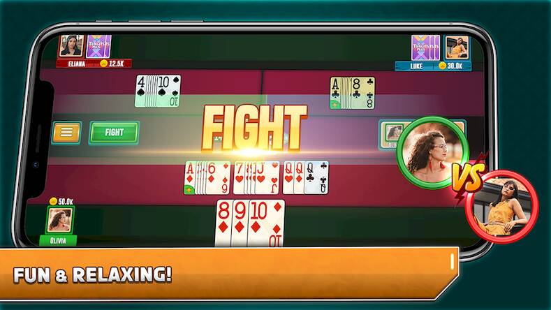 Скачать взломанную Tongits Plus - Card Game [Много денег] MOD apk на Андроид