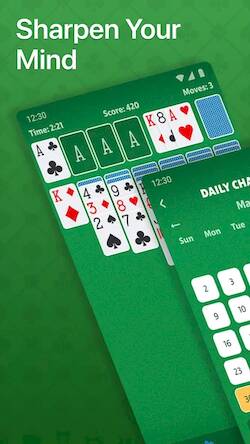 Скачать взломанную Solitaire - Classic Card Game [Бесплатные покупки] MOD apk на Андроид