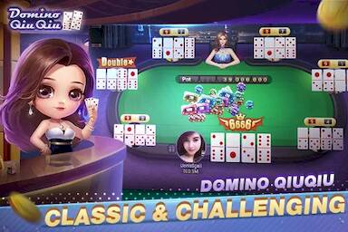Скачать взломанную TopFun Domino QiuQiu 99 KiuKiu [Много монет] MOD apk на Андроид