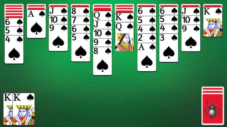 Скачать взломанную Spider Solitaire [Мод меню] MOD apk на Андроид