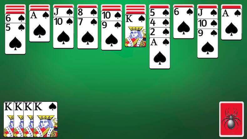 Скачать взломанную Spider Solitaire [Мод меню] MOD apk на Андроид