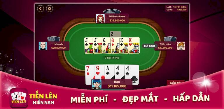 Скачать взломанную Tiến Lên Miền Nam Offline [Мод меню] MOD apk на Андроид