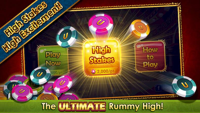 Скачать взломанную Ultimate Rummy [Много денег] MOD apk на Андроид