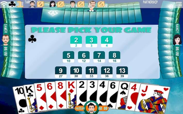 Скачать взломанную Golden Card Games Tarneeb Trix [Бесплатные покупки] MOD apk на Андроид