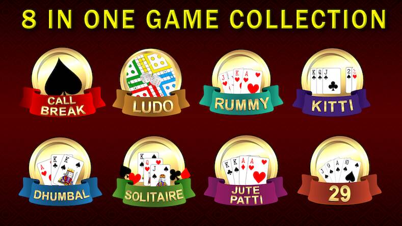 Скачать взломанную Callbreak, Ludo & 29 Card Game [Много денег] MOD apk на Андроид