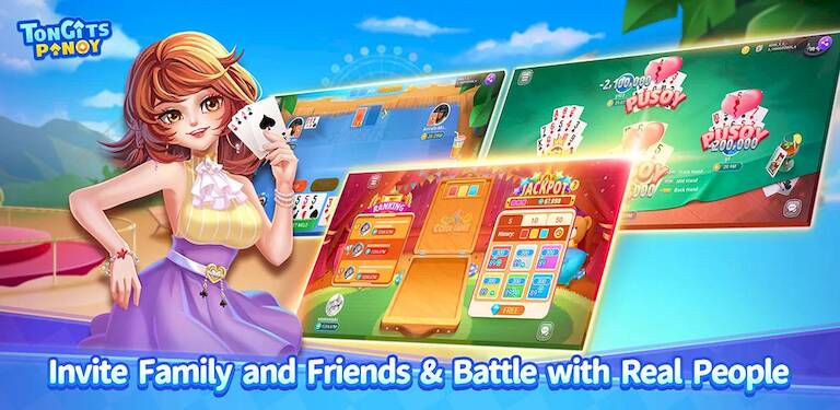 Скачать взломанную Tongits Pinoy [Мод меню] MOD apk на Андроид