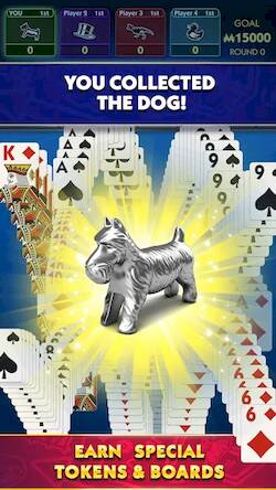 Скачать взломанную MONOPOLY Solitaire: Card Game [Бесплатные покупки] MOD apk на Андроид