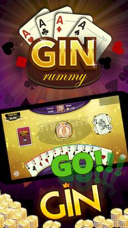 Скачать взломанную Gin Rummy - Offline Card Games [Мод меню] MOD apk на Андроид