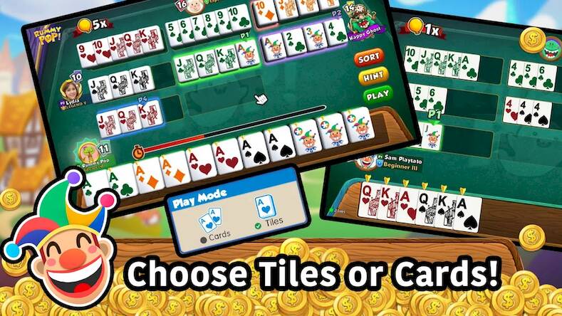 Скачать взломанную Rummy Pop! Lami Mahjong [Много монет] MOD apk на Андроид