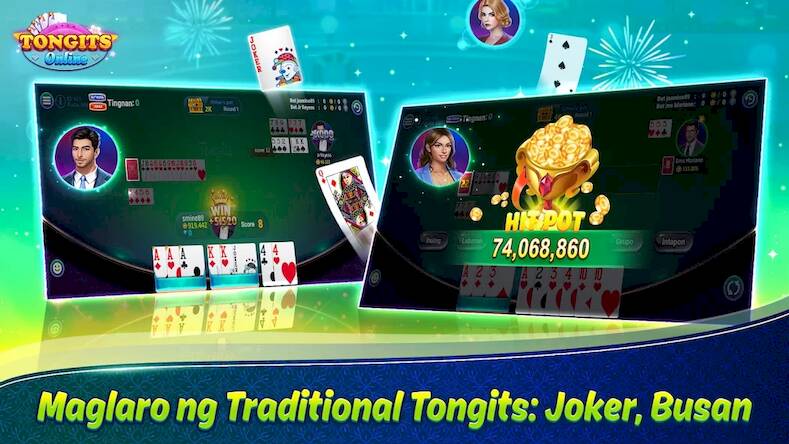 Скачать взломанную Tongits Online - Pusoy Slots [Много денег] MOD apk на Андроид