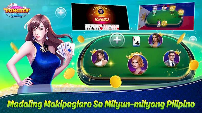 Скачать взломанную Tongits Online - Pusoy Slots [Много денег] MOD apk на Андроид