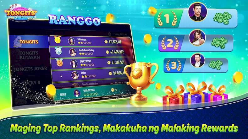 Скачать взломанную Tongits Online - Pusoy Slots [Много денег] MOD apk на Андроид