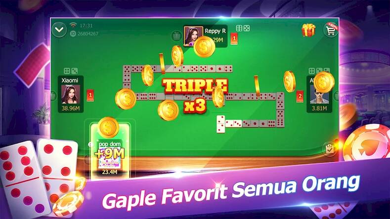 Скачать взломанную Domino QiuQiu 99 QQ Gaple Slot [Много монет] MOD apk на Андроид