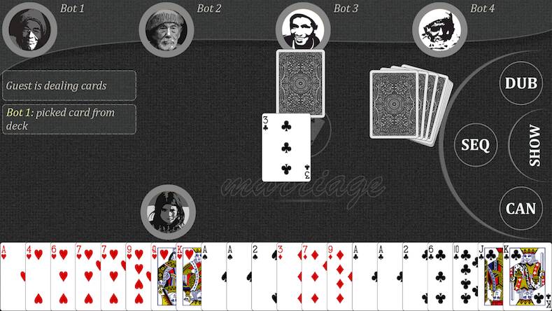 Скачать взломанную Marriage Card Game [Бесплатные покупки] MOD apk на Андроид