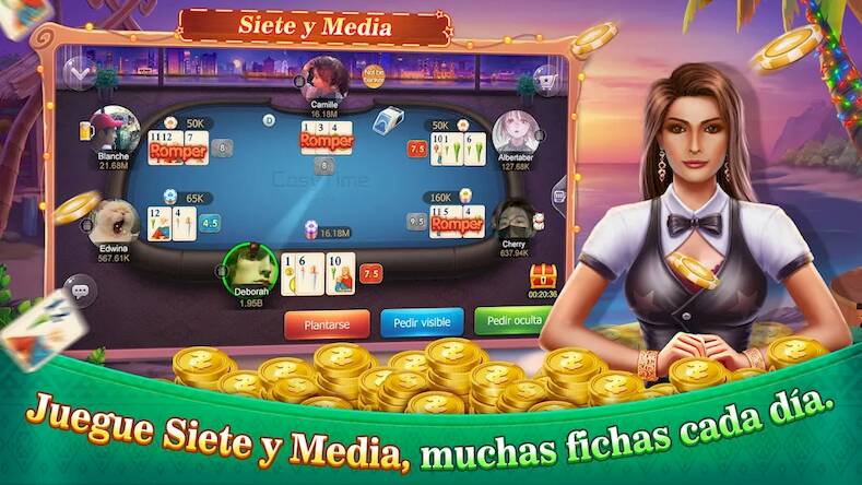 Скачать взломанную Conquian - Siete Y Media Burro [Бесплатные покупки] MOD apk на Андроид