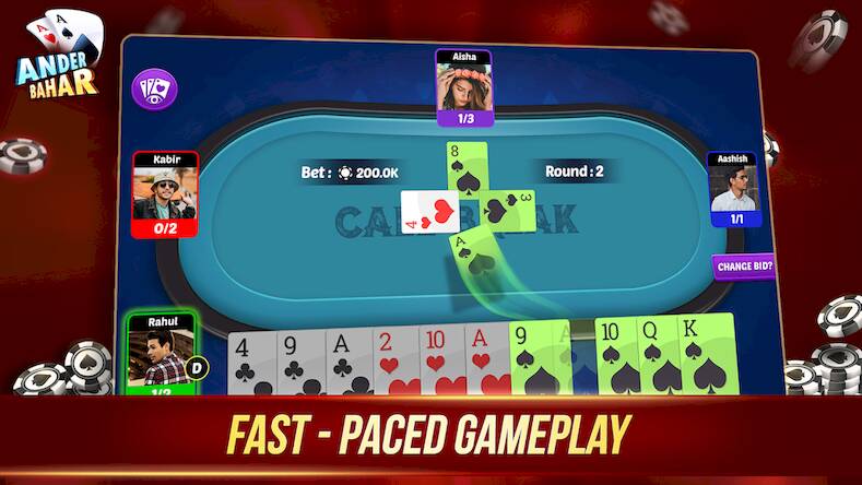 Скачать взломанную Andar Bahar - Callbreak Game [Мод меню] MOD apk на Андроид