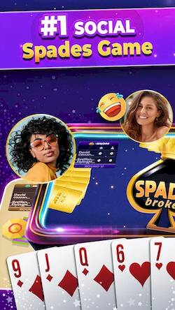Скачать взломанную VIP Spades - Online Card Game [Много денег] MOD apk на Андроид