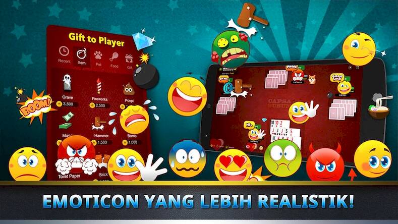 Скачать взломанную Diamond Capsa Susun [Много монет] MOD apk на Андроид
