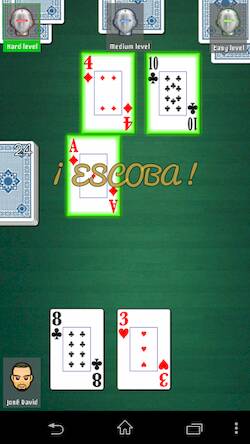 Скачать взломанную Escoba / Broom cards game [Много монет] MOD apk на Андроид