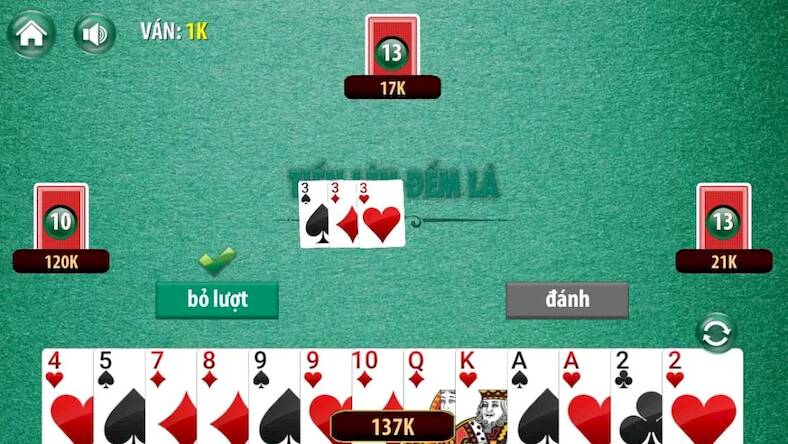 Скачать взломанную Tiến Lên - Tien Len Dem La [Мод меню] MOD apk на Андроид