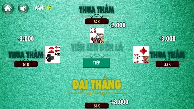 Скачать взломанную Tiến Lên - Tien Len Dem La [Мод меню] MOD apk на Андроид