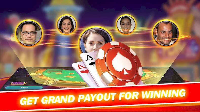 Скачать взломанную 3 Patti Champion [Много денег] MOD apk на Андроид