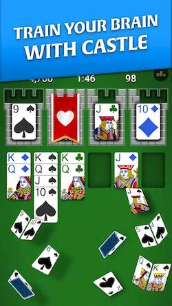 Скачать взломанную Castle Solitaire: Пасьянс [Много денег] MOD apk на Андроид