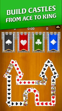 Скачать взломанную Castle Solitaire: Пасьянс [Много денег] MOD apk на Андроид