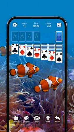 Скачать взломанную Solitaire Classic Card Games [Много денег] MOD apk на Андроид