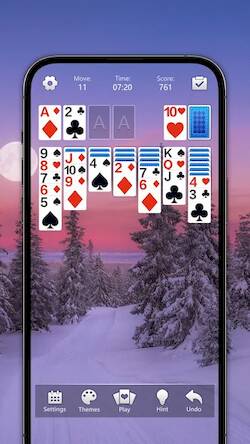 Скачать взломанную Solitaire Classic Card Games [Много денег] MOD apk на Андроид