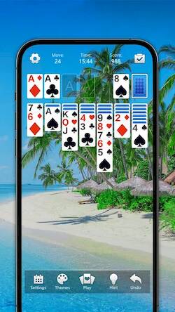 Скачать взломанную Solitaire Classic Card Games [Много денег] MOD apk на Андроид