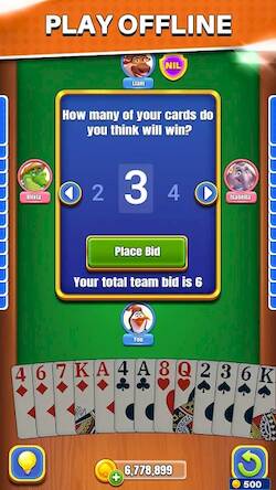 Скачать взломанную Spades Saga: Offline Card Game [Много монет] MOD apk на Андроид