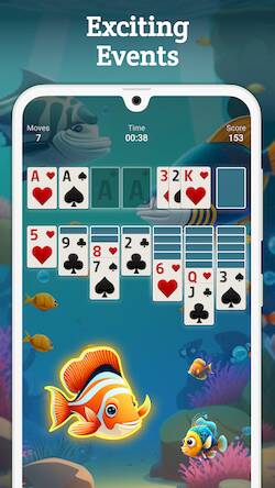 Скачать взломанную Solitaire - Classic Klondike [Бесплатные покупки] MOD apk на Андроид