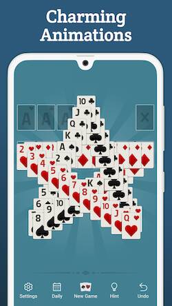 Скачать взломанную Solitaire - Classic Klondike [Бесплатные покупки] MOD apk на Андроид