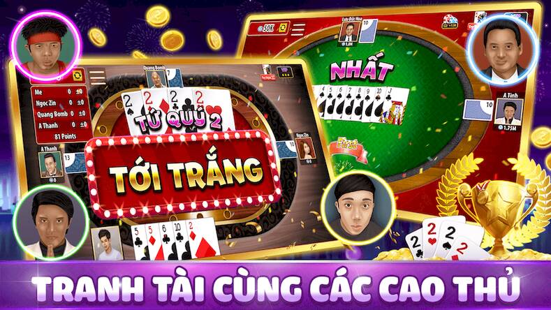 Скачать взломанную Tien Len Mien Nam [Много денег] MOD apk на Андроид